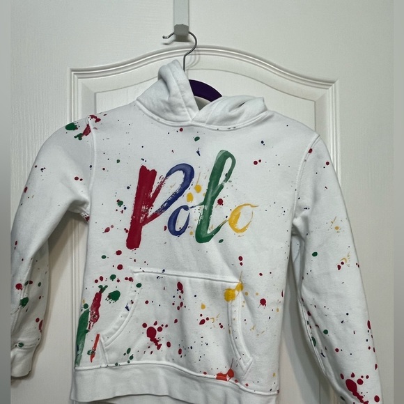 Polo Ralph Lauren Other - Polo Ralph Lauren Splatter Logo Youth Hoodie